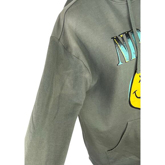 Nirvana Smiley Face Hoodie Sweatshirt - Picture 7 of 9